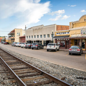 Railroad Avenue runs through historic downtown Plaquemine, La.